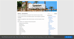 Desktop Screenshot of informationen-spanien.de