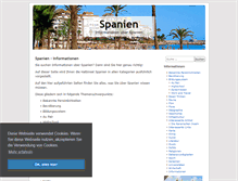 Tablet Screenshot of informationen-spanien.de